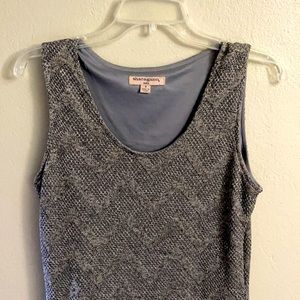 Sharagano noir brand, size 8 maxi dress